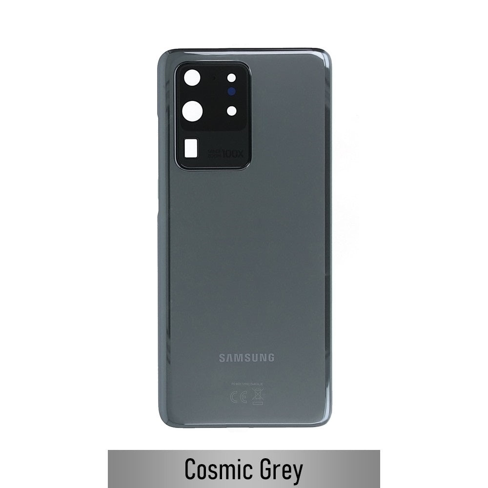 Rear Cover Glass For Samsung Galaxy S20 Ultra G988 GH82-22252B (Gold)-Cosmic Grey Rear Cover Glass For Samsung Galaxy S20 Ultra G988 GH82-22252B (Gold)-Cosmic Grey